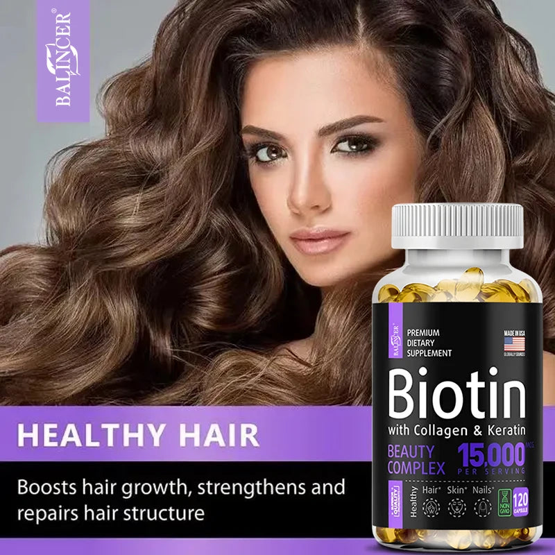Balincer with Biotin + Collagen + Keratin Supplement