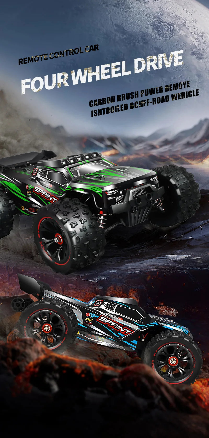 FIX LED Remote Control Cars