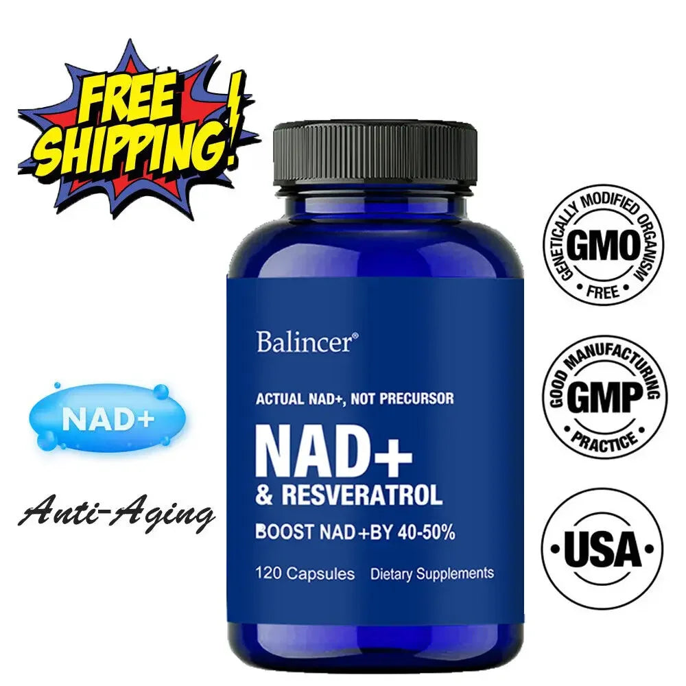 NAD+ Supplements Resveratrol Enhanced Collagen
