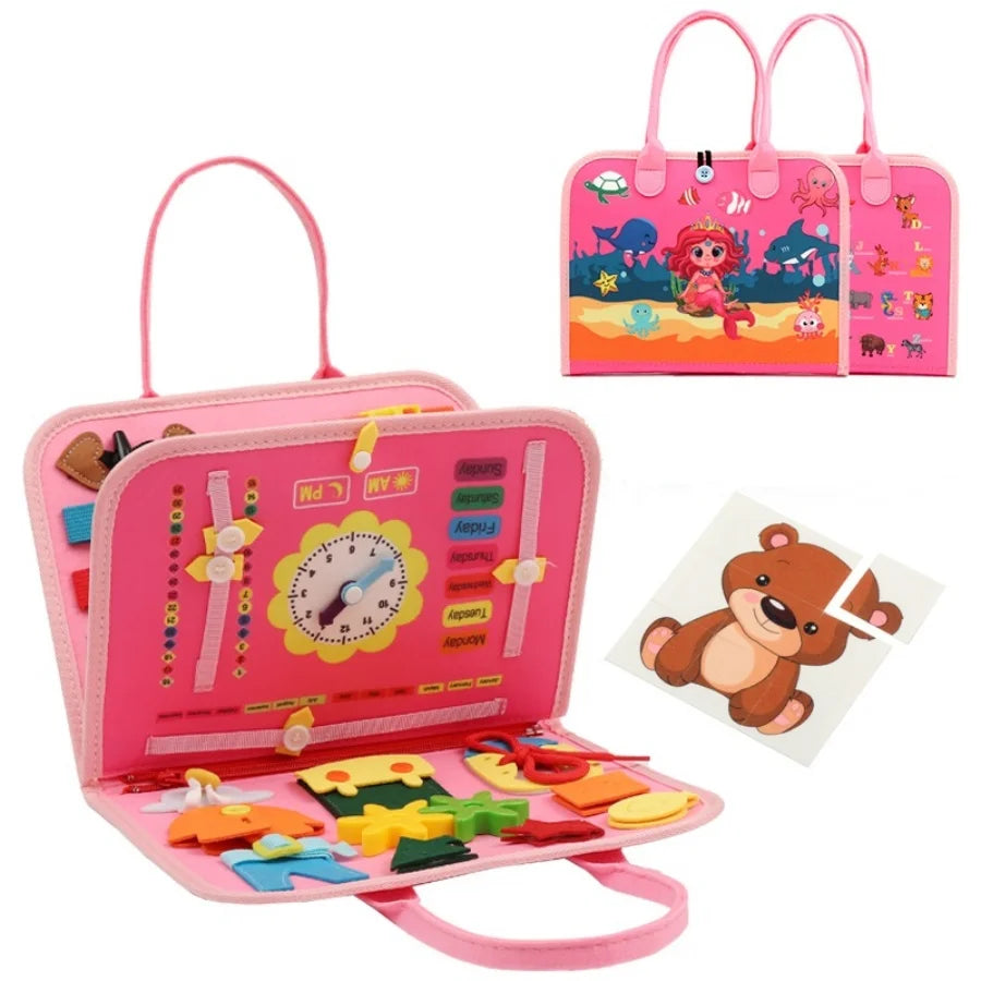 Montessori Busy Board Educational Activity